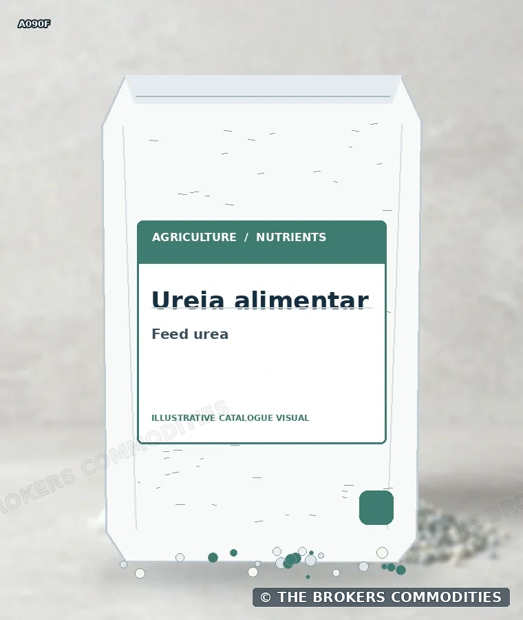 Feed urea — Illustration of the formulation for visual identification; it does not depict confirmed packaging, stock or a specific lot.