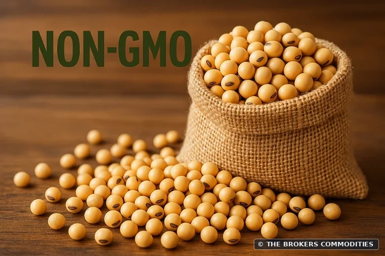 Soja no GMO para consumo humano — Foto ilustrativa del catálogo actual; no identifica un lote.